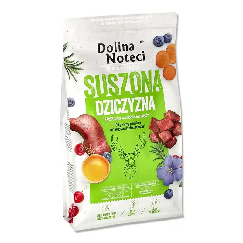 Finální Výprodej DOLINA NOTECI Premium Sušené zvěřinové krmivo pro psy 9 kg