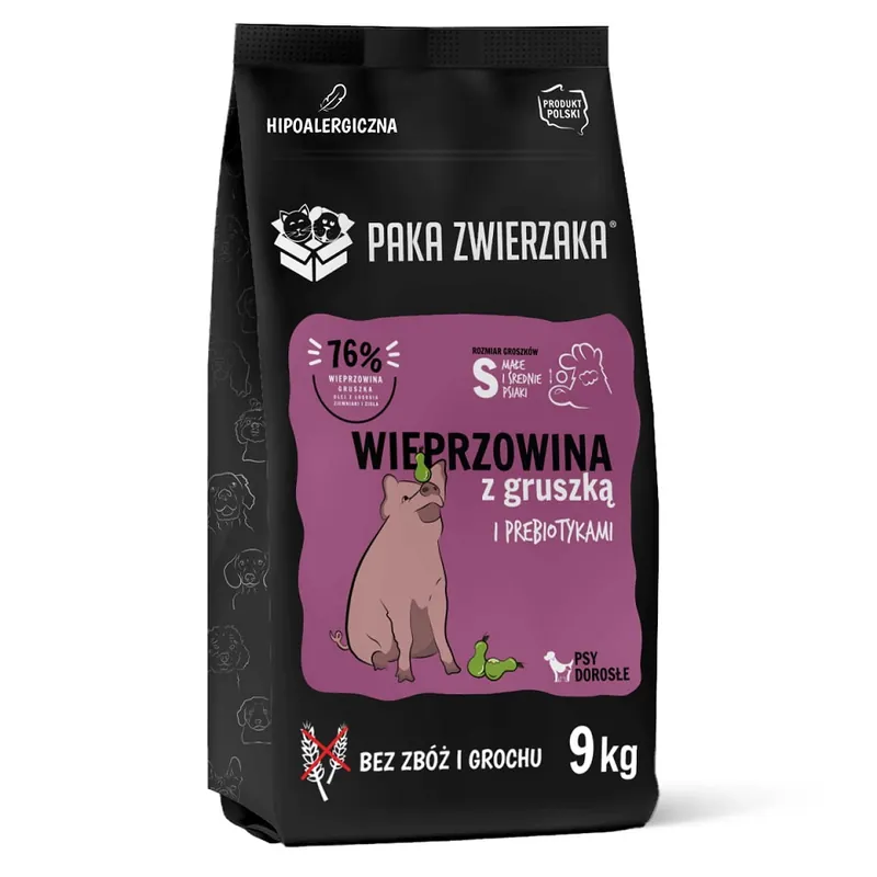 Kup Teď PAKA ZWIERZAKA Seventh Heaven Suché krmivo Vepřové maso s hruškou S 9 kg