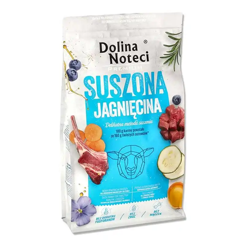 DOLINA NOTECI Premium Sušené jehněčí pro psy 9 kg Expresní Doručení
