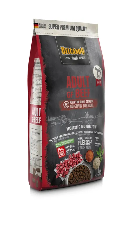 Výhodná Nabídka BELCANDO Adult Grain Free Beef 1 kg granule pro dospělé psy