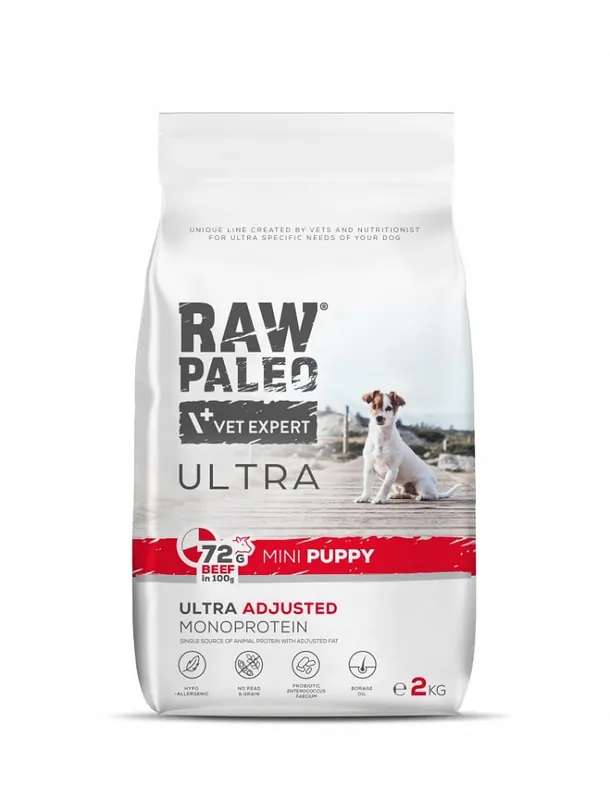 Sleva RAW PALEO Ultra Beef Mini Puppy 2kg