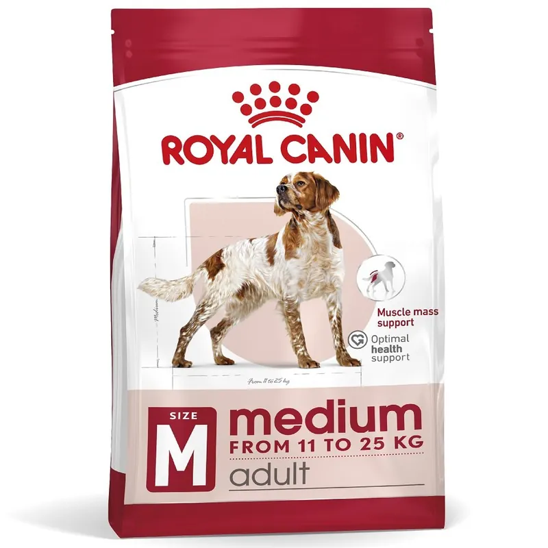 ROYAL CANIN Medium Adult 4kg granule pro dospělé psy středních plemen starší 12 měsíců Omezená Nabídka