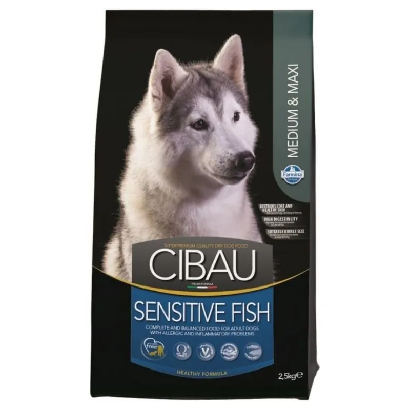 Novinka CIBAU Sensitive Fish Medium & Maxi 2.5 kg
