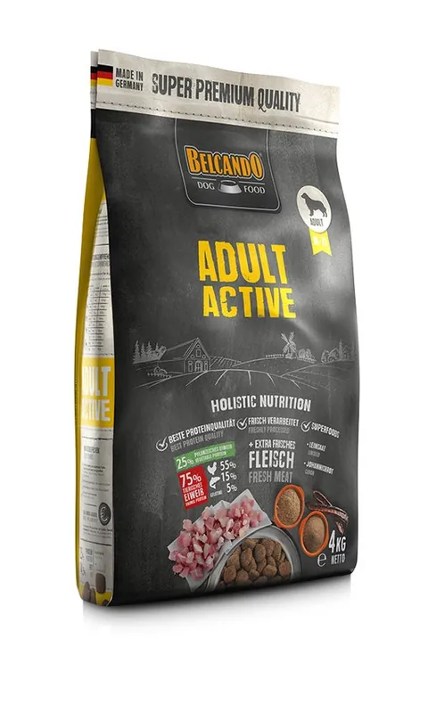 BELCANDO Adult Active 4 kg granule pro aktivní psy Sleva