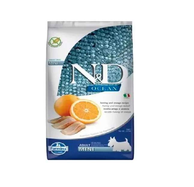 FARMINA N&D OCEAN DOG HERRING & ORANGE ADULT MINI 7 kg Přímo Od Výrobce