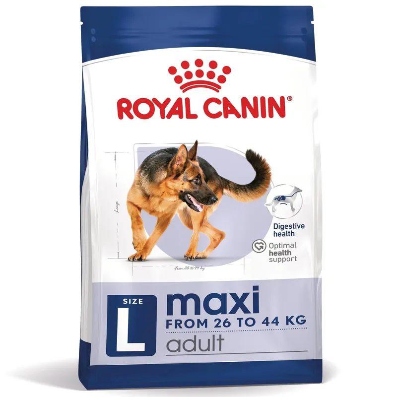 ROYAL CANIN Maxi Adult 4kg granule pro dospělé psy velkých plemen starší 15 měsíců Cenová Bomba
