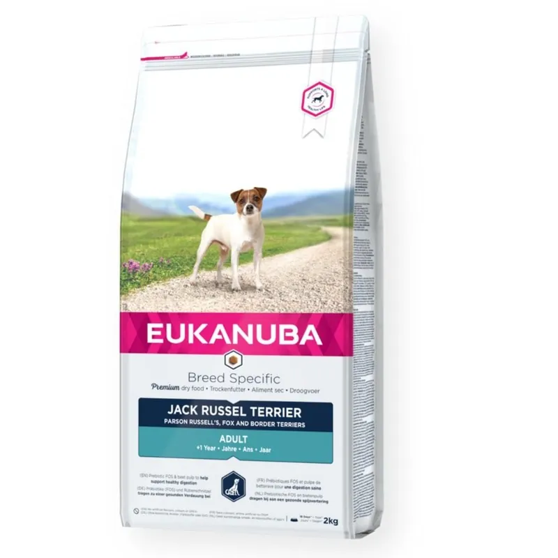 Akce EUKANUBA Breed Specific Jack Russell Terrier Adult chicken 2 kg