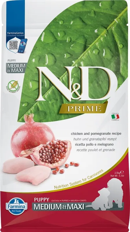 Kup Teď N&D PRIME PUPPY MEDIUM & MAXI 2,5 kg