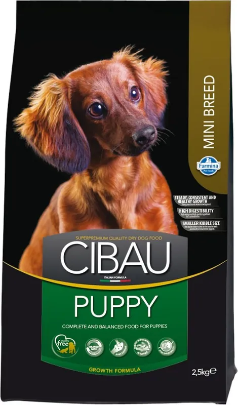 Sezónní Sleva FARMINA Cibau Puppy krmivo pro štěňata malých plemen 2,5 kg