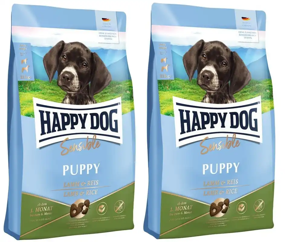 HAPPY DOG Sensible Puppy Lamm 2 x 10 kg Jen Po Omezenou Doba