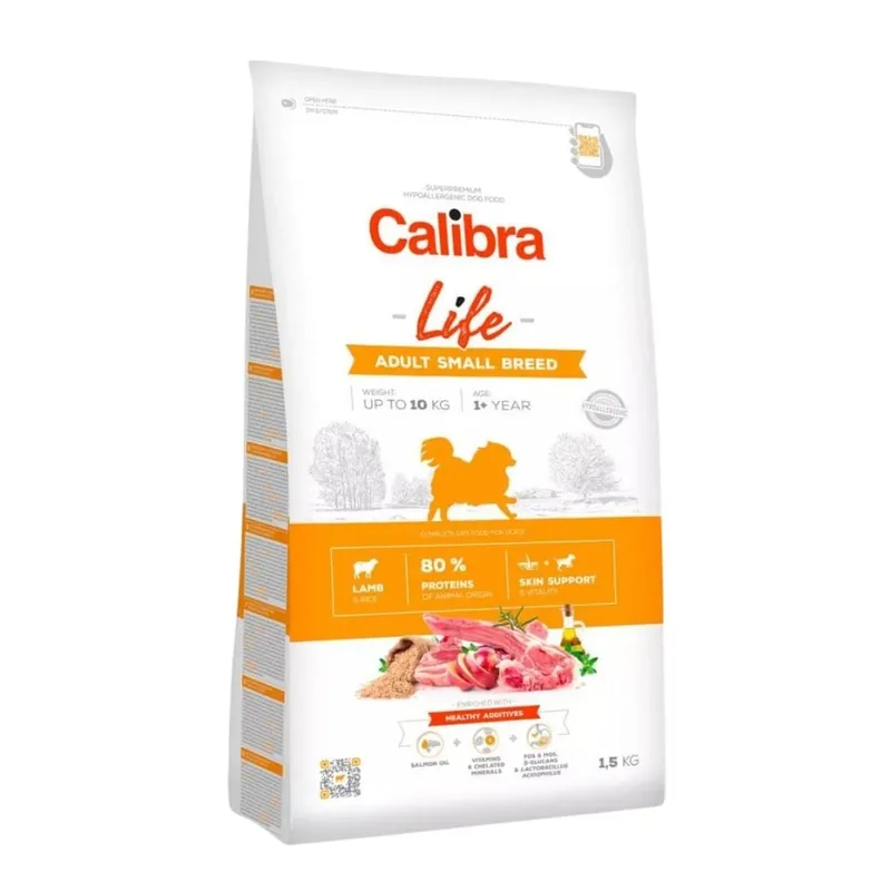 Akční Nabídka CALIBRA Dog Life Adult Small Breed Lamb 1,5 kg