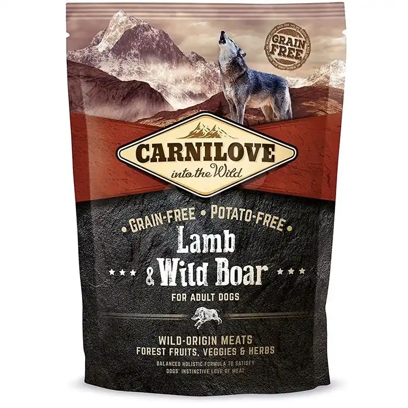 CARNILOVE Dog Lamb & Wild Boar For Adult 1,5 kg Rychlé Dodání