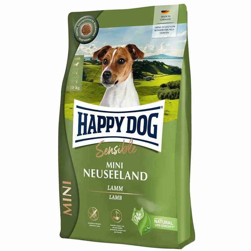 HAPPY DOG Sensible Mini Neuseeland 10kg Horká Nabídka