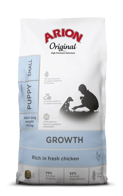 ARION Original Growth Puppy Small Chicken Rice 2 kg Časově Omezené