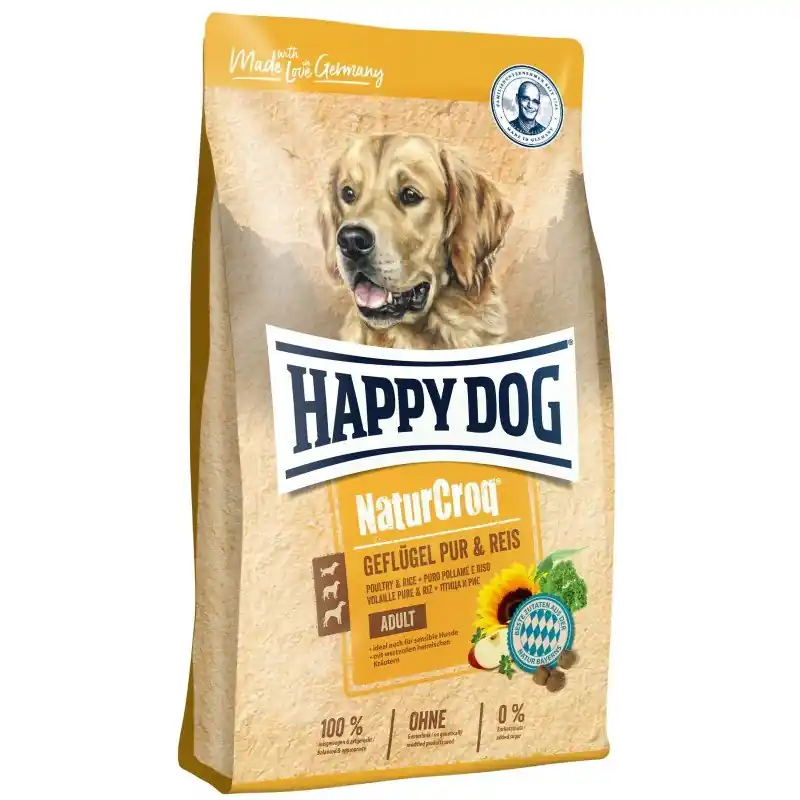 Originální HAPPY DOG NaturCroq Drůbež a rýže 11 kg