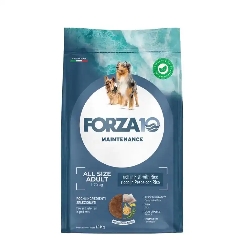 FORZA10 All Breeds Maintenance Fish Rice pro všechna plemena psů 12 kg Sleva