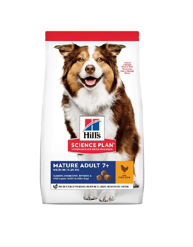 HILL‘S Science Plan Canine Mature Adult Chicken 14 kg + 2x konzerva a Ajax spray ZDARMA Nová Kolekce