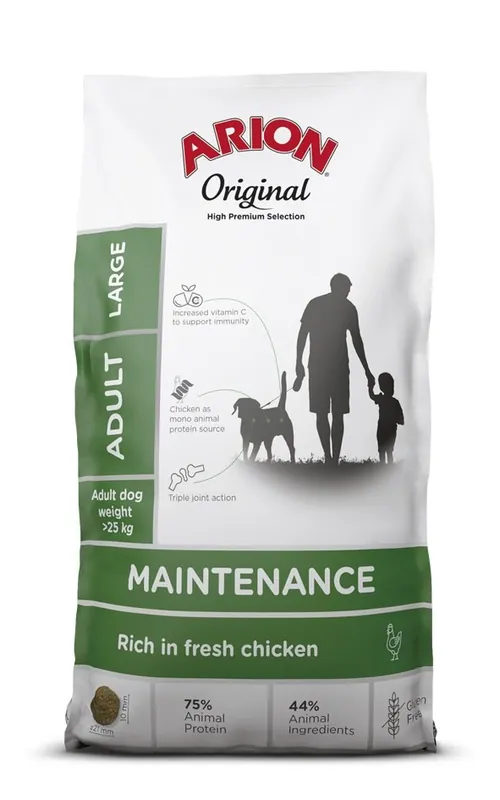 ARION Original Maintenance Adult Large Chicken Rice 12 kg Časově Omezené