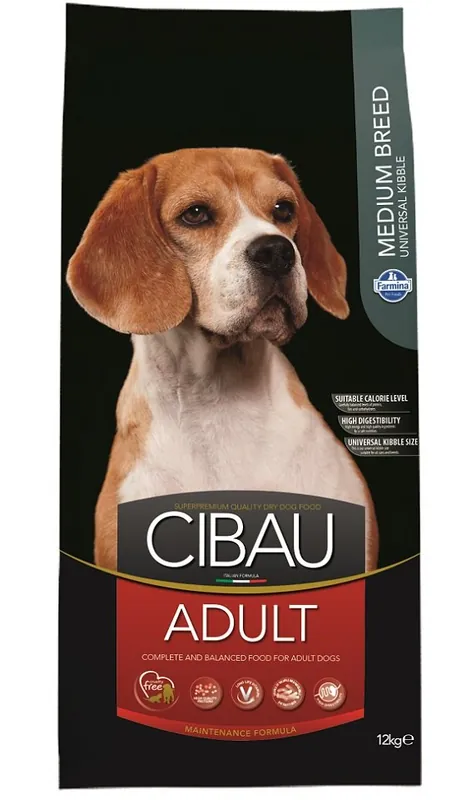CIBAU Adult Medium pro dospělé psy středních plemen o hmotnosti 12 kg Pouze Dnes