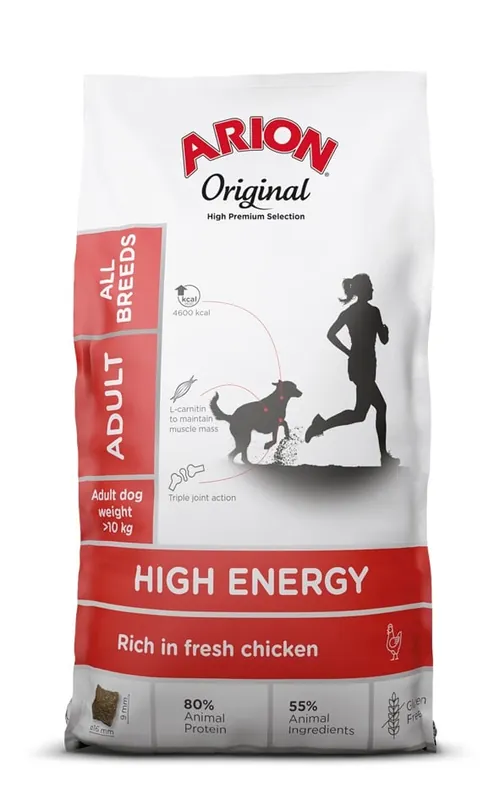 Ihned K Objednání ARION Original High Energy Adult All Breeds Chicken Rice 12 kg