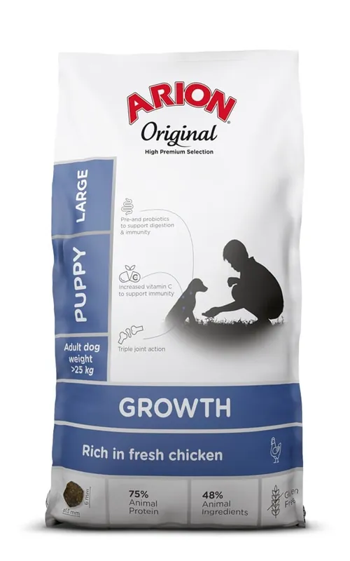 ARION Original Growth Puppy Large Chicken Rice 12 kg Cenová Bomba