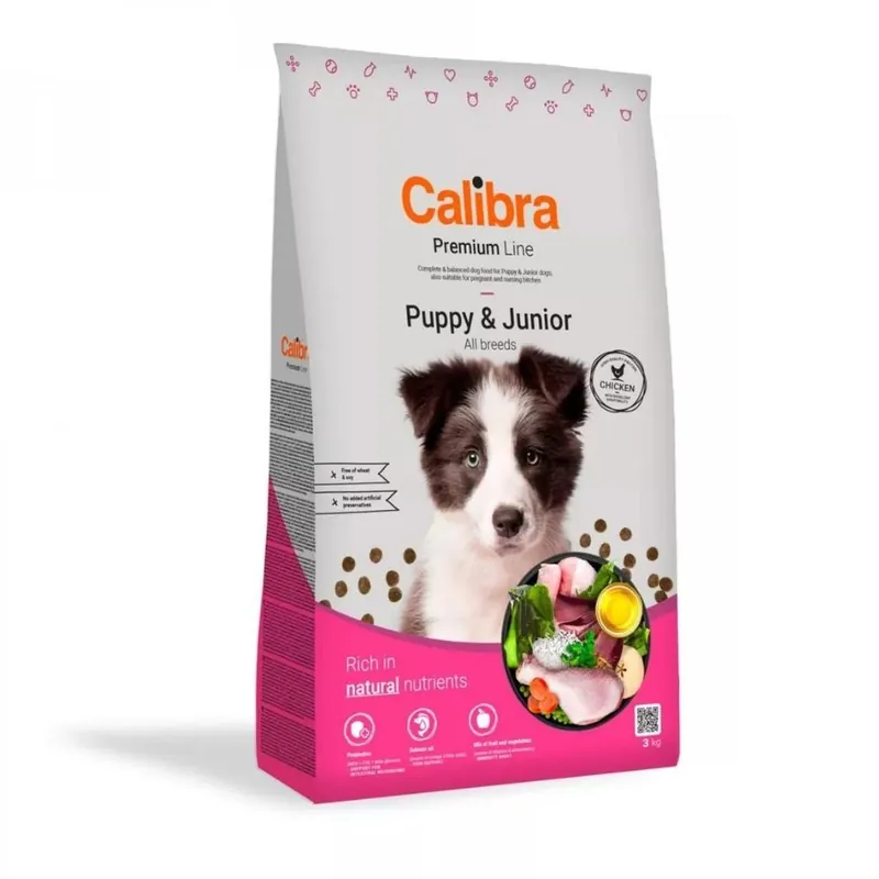 CALIBRA Dog Premium Line Puppy&Junior 3 kg Cenový Hit
