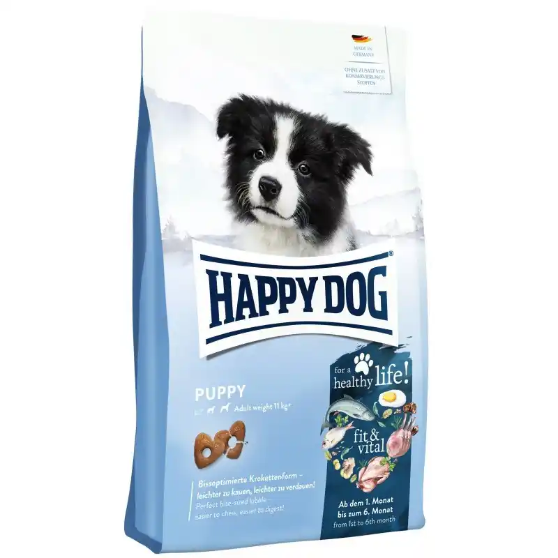 Nejlepší Cena HAPPY DOG FitVital Puppy suché krmivo pro štěňata 1-6 měsíců 4 kg