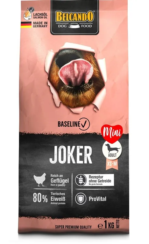 Cenová Bomba BELCANDO Baseline Joker Grain Free 1 kg