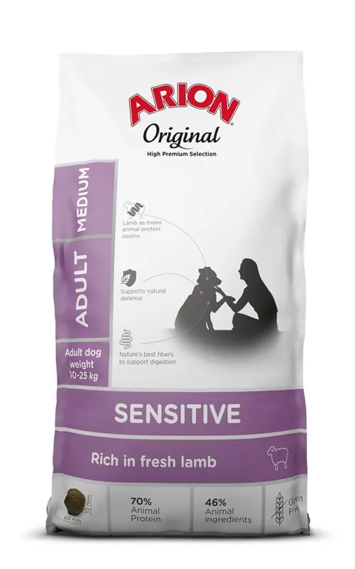 Omezená Nabídka ARION Original Sensitive Adult Medium Lamb Rice 2 kg
