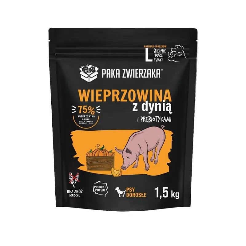 PAKA ZWIERZAKA Seventh Heaven Vepřové maso s dýní L 1,5 kg Must-Have