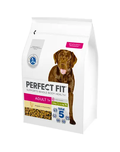 PERFECT FIT (Adult 1+) 2,6kg s kuřecím masem pro střední a velká plemena psů Omezená Nabídka