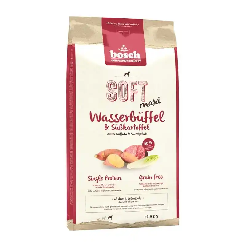 BOSCH Maxi buvol a batáty 12,5 kg + SIMPLY FROM NATURE Přírodní kančí tyčinky7 ks Nejprodávanější