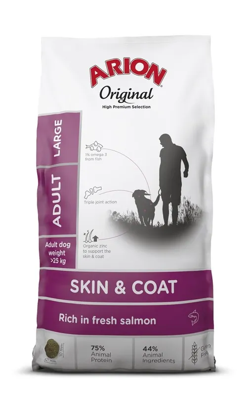 ARION Original Skin & Coat Adult Large Salmon Rice 12 kg Cenový Hit