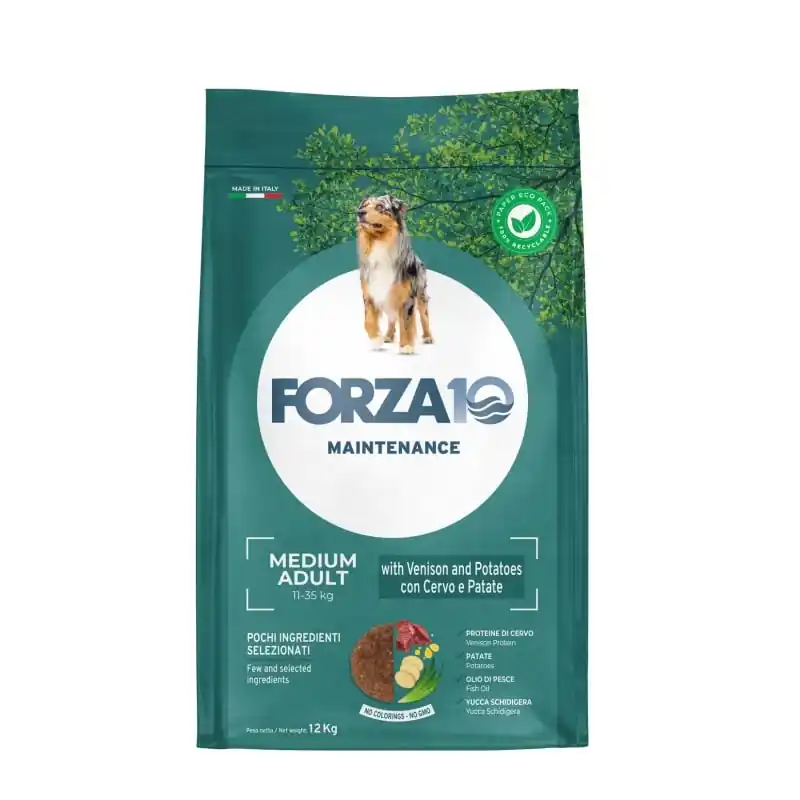 Nejlepší Volba FORZA10 Medium Adult Maintenance Venison Potato pro středně velké psy 12 kg