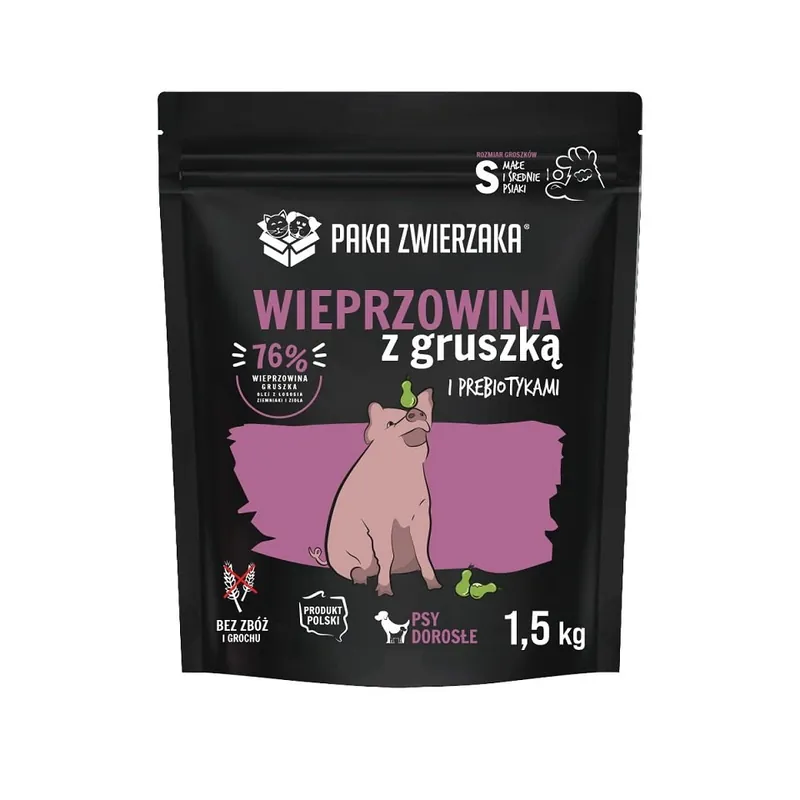Levný PAKA ZWIERZAKA Seventh Heaven Vepřové maso s hruškou S 1,5 kg