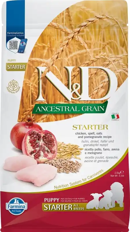 Odeslání Ihned ND Puppy Starter Chicken & Pomegranate 2.5 kg