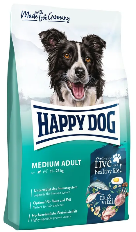 Levný HAPPY DOG Supreme Fit & Vital Medium Adult 4 kg