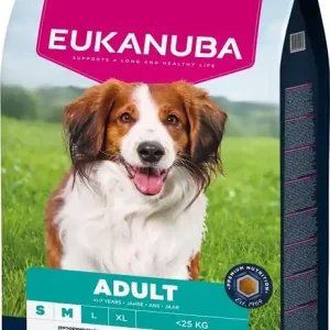 Akční Cena EUKANUBA Adult Small Medium Breeds Lamb Rice 12 kg krmivo pro psy malých a středních plemen bohaté na jehněčí maso a rýži