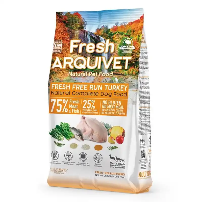 Výhodná Nabídka ARQUIVET Fresh Polo-vlhké krmivo pro psy s krůtou a mořskými rybami 2,5 kg