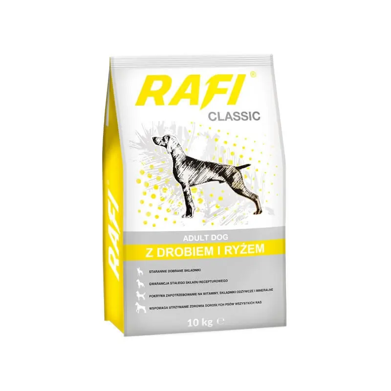 DOLINA NOTECI RAFI Classic suché krmivo pro psy Drůbež 10 kg Vrácení Zdarma