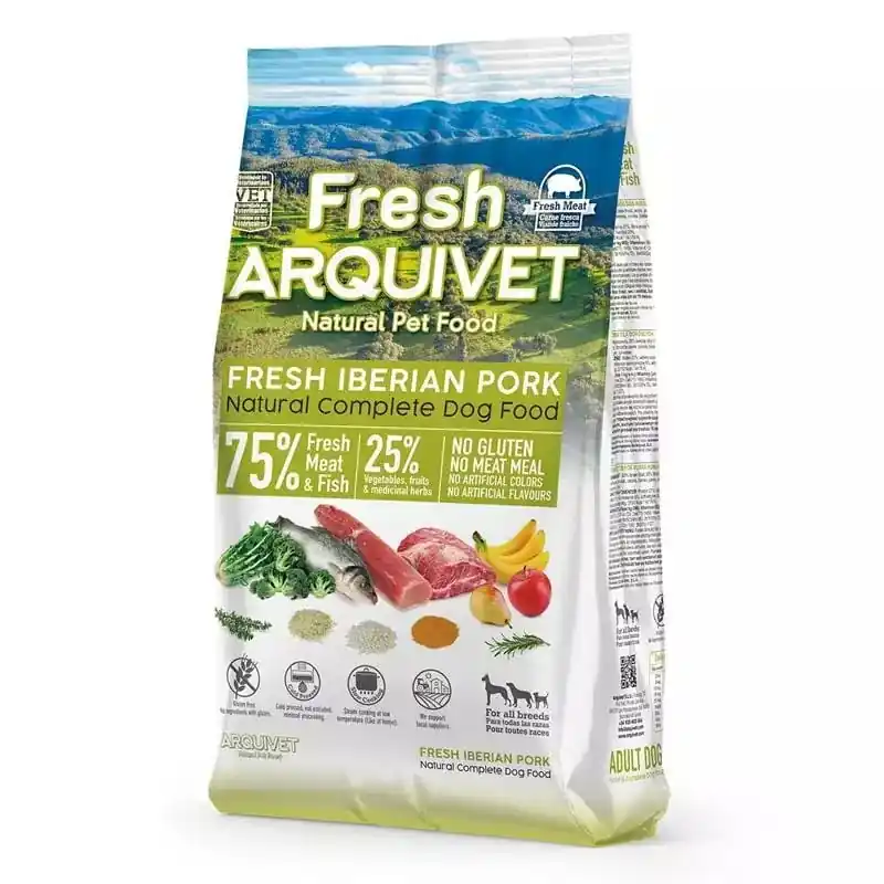 ARQUIVET Fresh Polo-vlhké krmivo pro psy s iberským vepřovým masem a mořskými rybami 2,5 kg Pouze Dnes