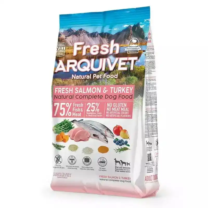 ARQUIVET Fresh Polo-vlhké krmivo pro psy s lososem a krůtou2,5 kg Ověřený