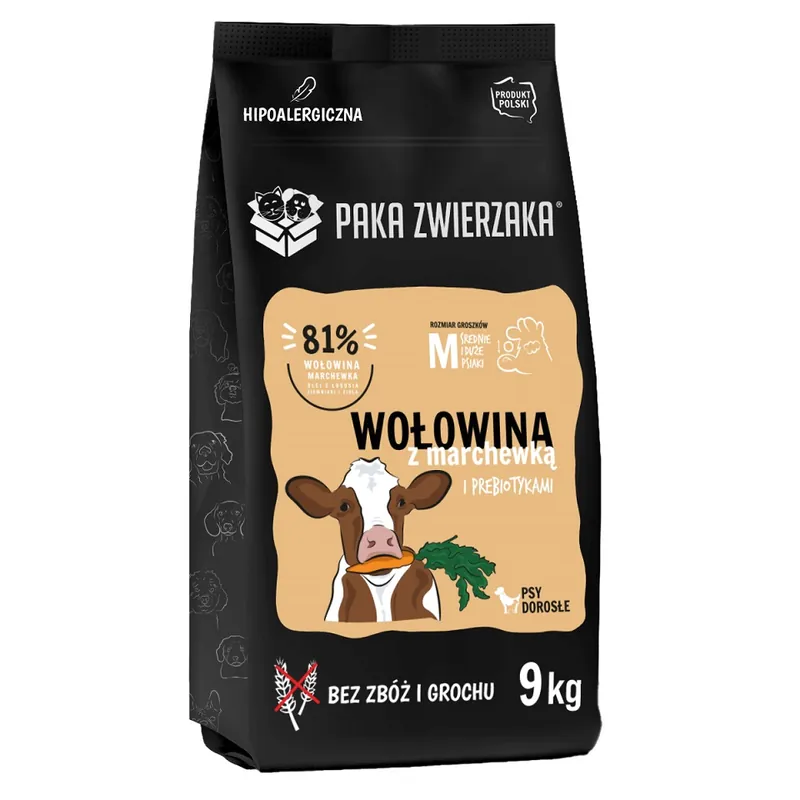 PAKA ZWIERZAKA Seventh Heaven Suché krmivo Hovězí s mrkví M 9 kg Top Prodej