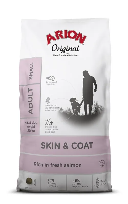 ARION Original Skin & Coat Adult Small Salmon Rice 7 kg Poslední Šance