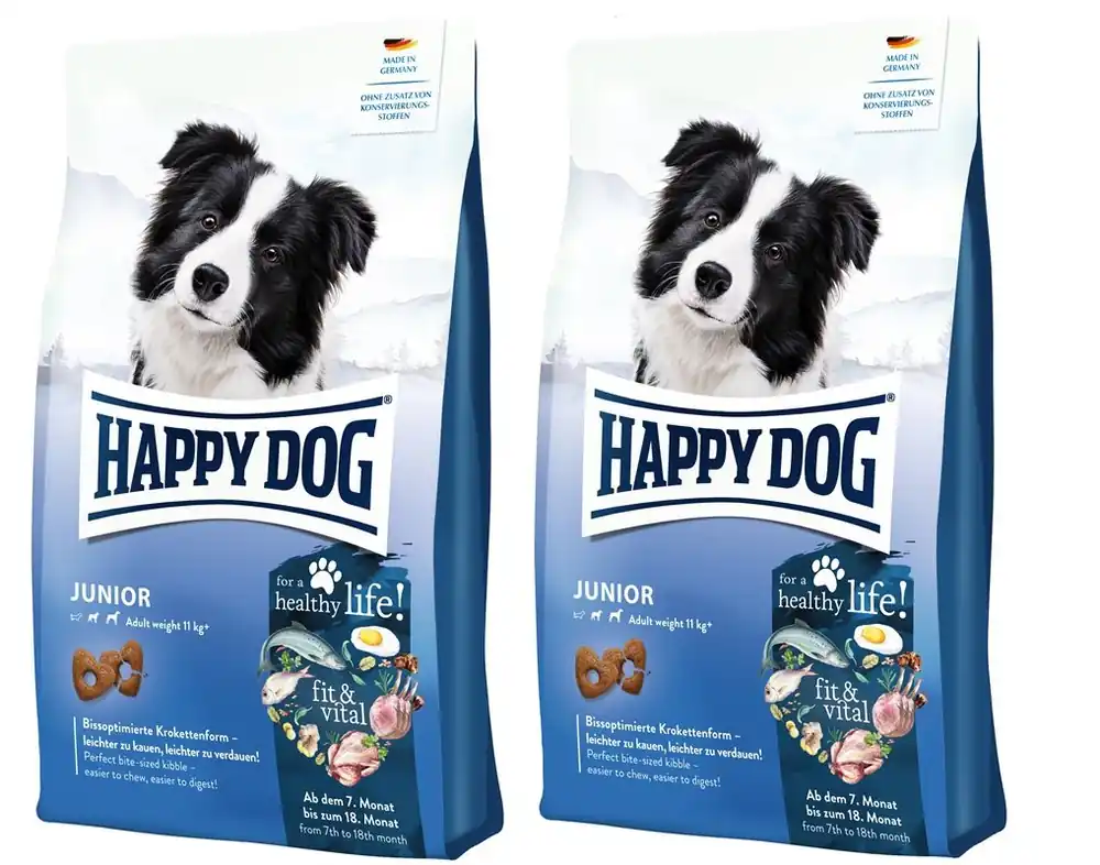 HAPPY DOG Supreme Fit&VItal Junior 2 x 1kg Odeslání Ihned