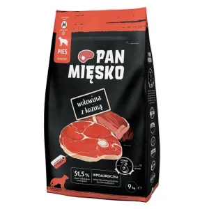 PAN MIĘSKO Hovězí s kozím masem M 9 kg Akční Nabídka