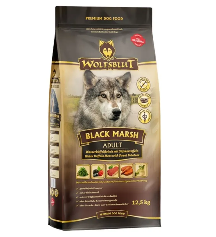 WOLFSBLUT Black Marsh Adult 12,5 kg Cenově Výhodný