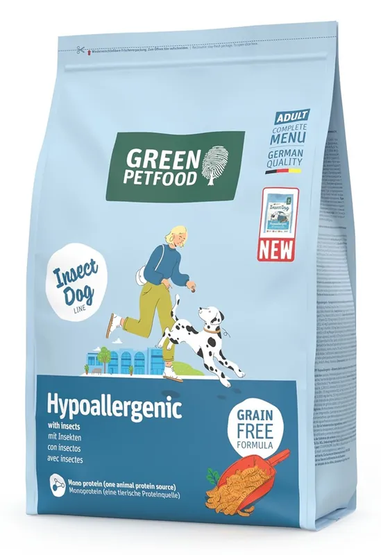 GREEN PETFOOD InsectDog Hypoallergen 3 kg Nakupujte Hned