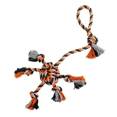 Přetahovadlo OCTOPUS HipHop s 5 rameny 51 cm / 180 g šedá, tm.šedá, oranžová Finální Výprodej