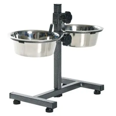 Cenový Hit Psí bar, výška 27cm, 2x miska 0,75l/17cm